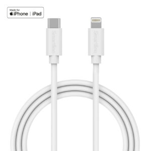 Smartline - Laddkabel - USB-C till Lightning - 2m - Vit